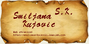 Smiljana Kujović vizit kartica